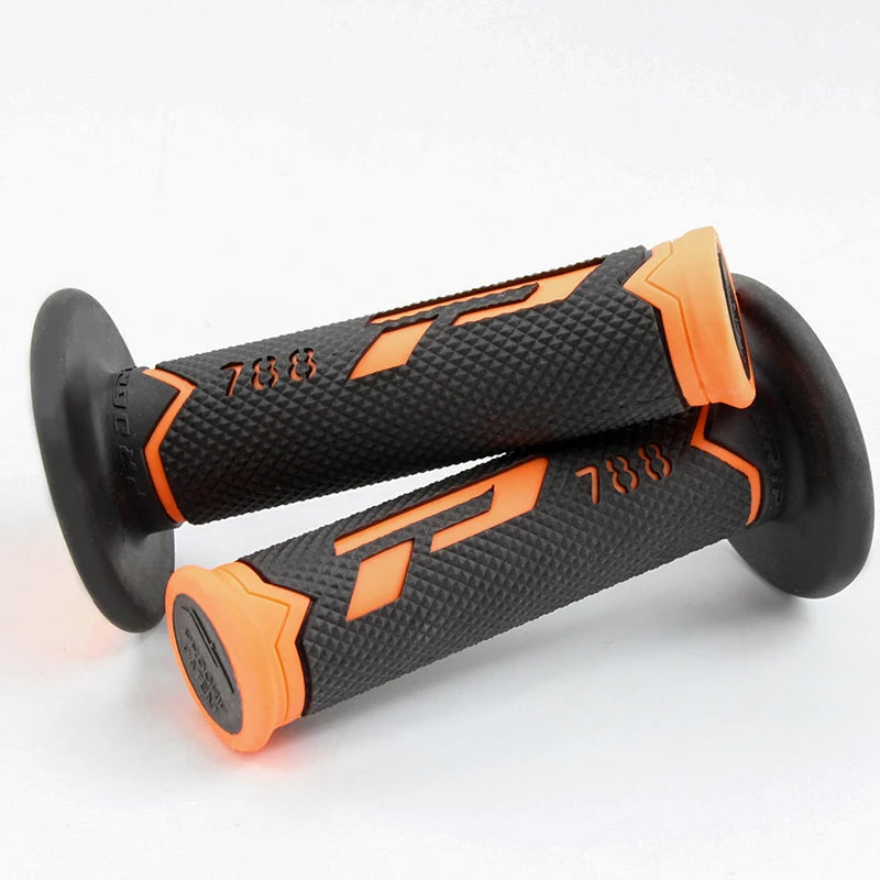 Motorcycle Handlebar Grips 7/8" 22mm 24mm Gel Rubber Universal Anti-Slip Racing Grips for ATV Dirt Pit Bike Motocross Scooter MTB Bicycle – 6 Colors