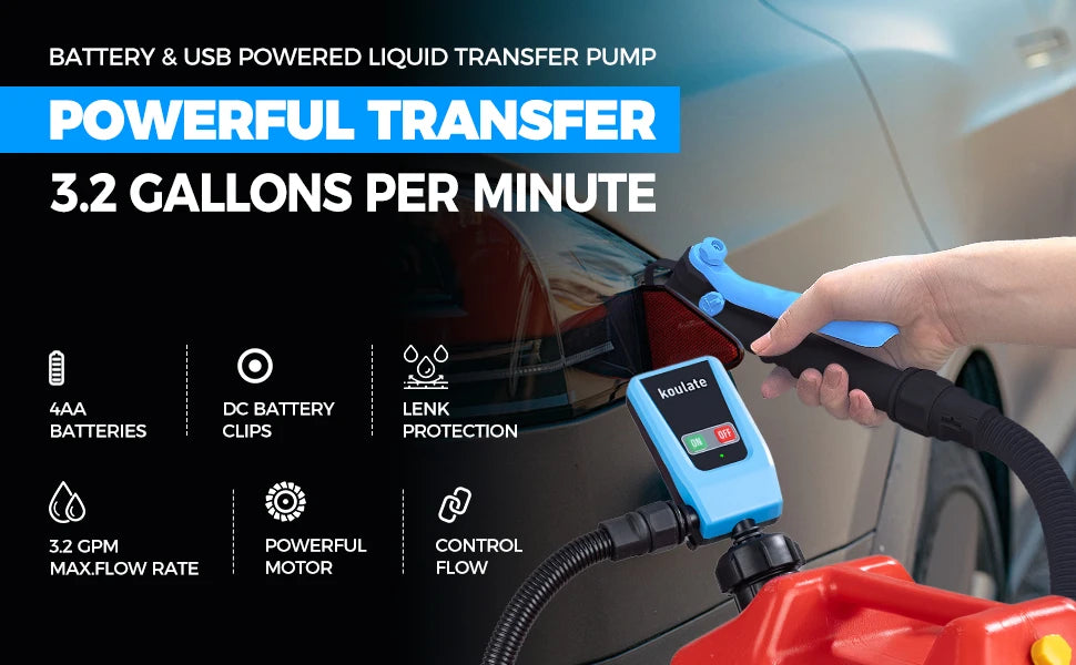 802M 12V Fuel Transfer Pump 3.2GPM