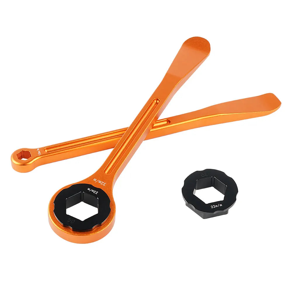 CNC Aluminum Motorcycle Tire Lever Wrench & Bead Buddy Set – KTM Husqvarna Husaberg Honda Yamaha Kawasaki Suzuki Beta – $20–47