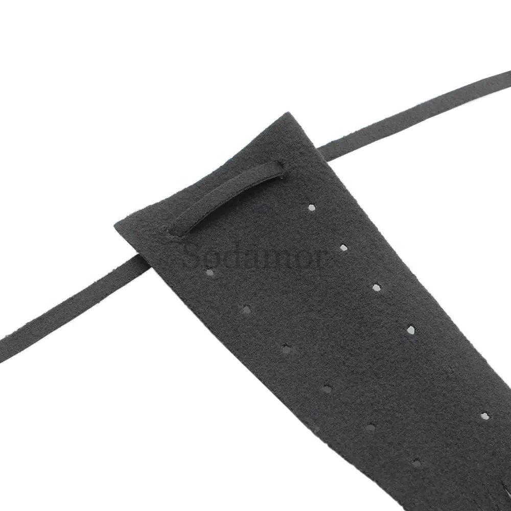 Universal Harley / Honda / Yamaha / Suzuki PU Leather Brake & Clutch Lever Cover – Fringe Tassels – Black – 1 Pair – $15