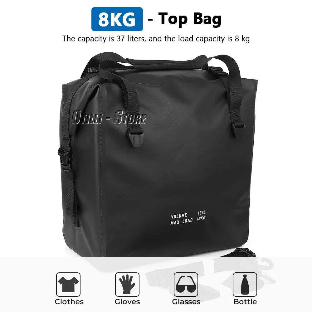 Otilli BMW R1300GS Adventure R1300 GSA R1300GS ADV Motorcycle Case Inner Bag Liner Luggage Box Waterproof Storage Organizer Bags PVC 37L Foldable – Side Bag X1 / X2 / Top Bag