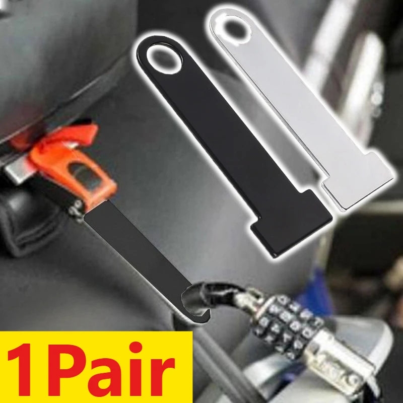 1Pair motorcycle helmet lock link brackets Battery-free anti-theft lock Steel ring lock connector High quality alloy accessories