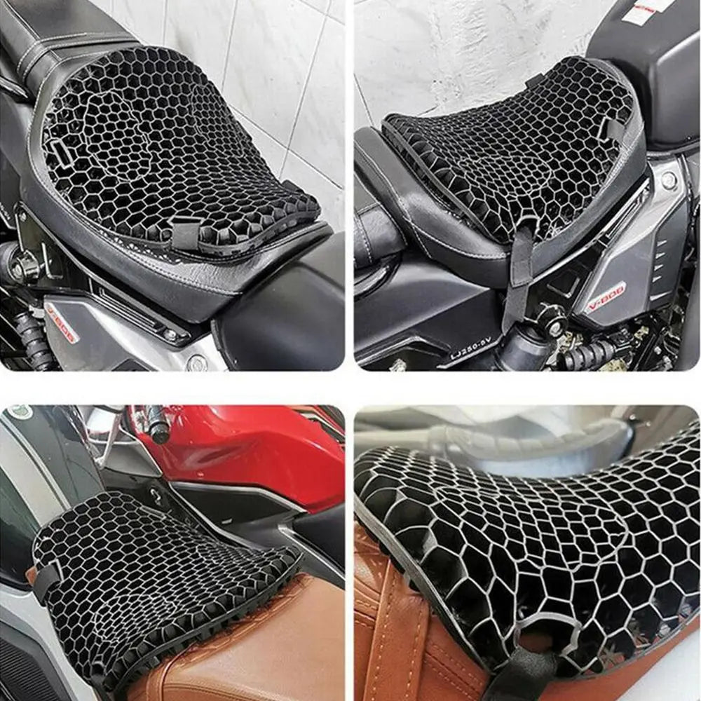 Motorcycle Seat Cushion – Honeycomb Gel Pad Breathable Comfort Pad