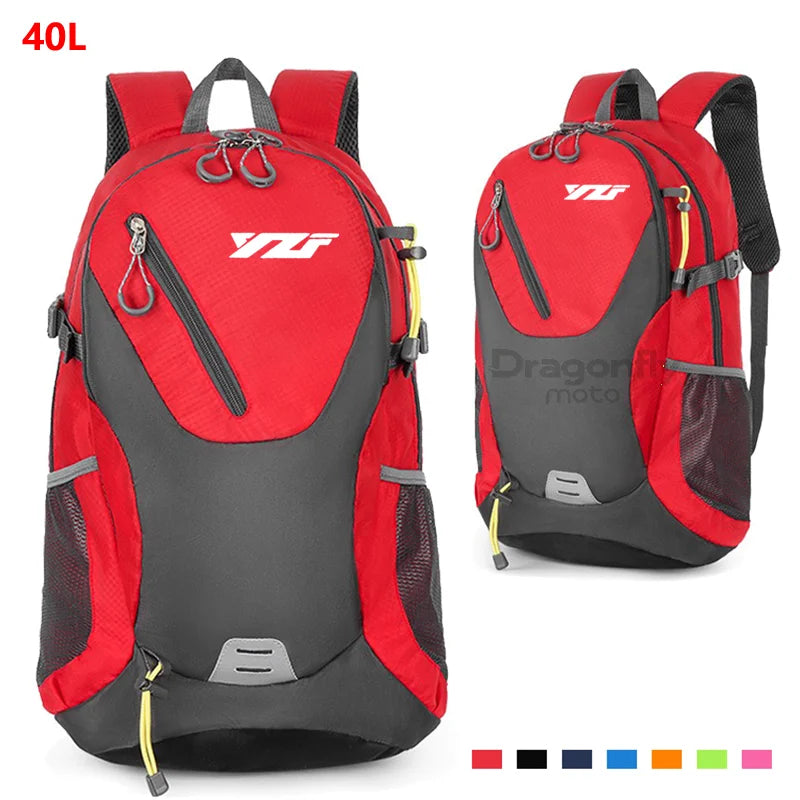 Motorcycle Backpack – Waterproof Racing Travel Bag for Yamaha