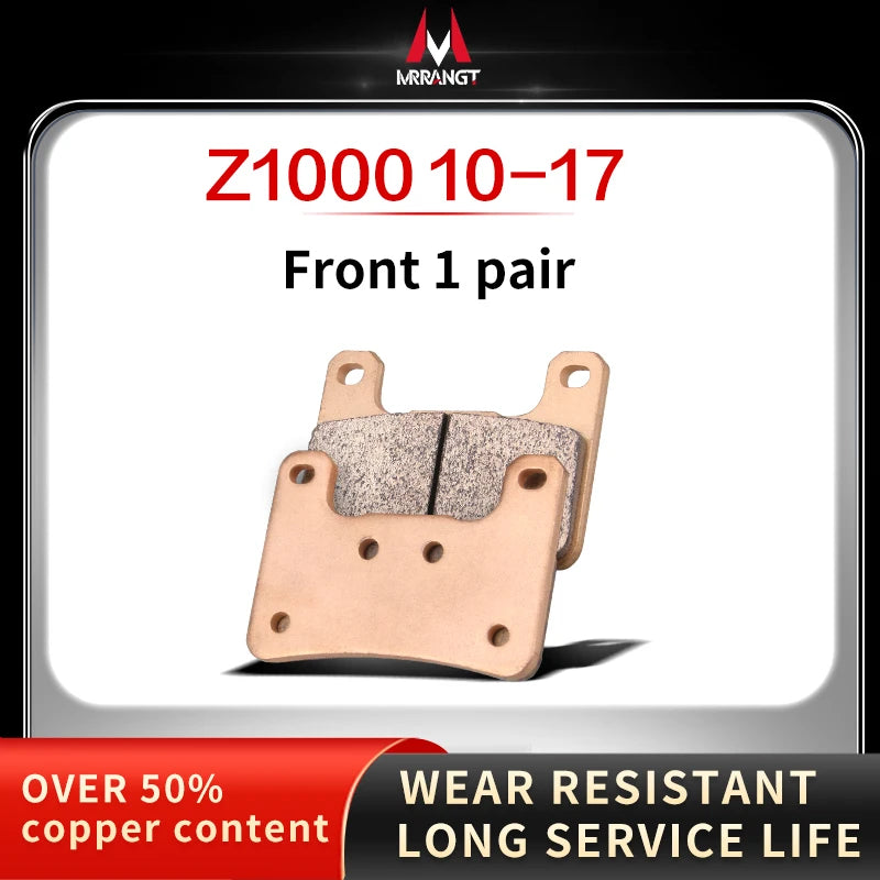 Sintered Metal Brake Pads for Kawasaki Ninja 250 300 400 Z250 Z300 Z800 Z900 Z900RS Z1000 Z1000R – Brake Pad Tools – Front / Rear / Set – from $21