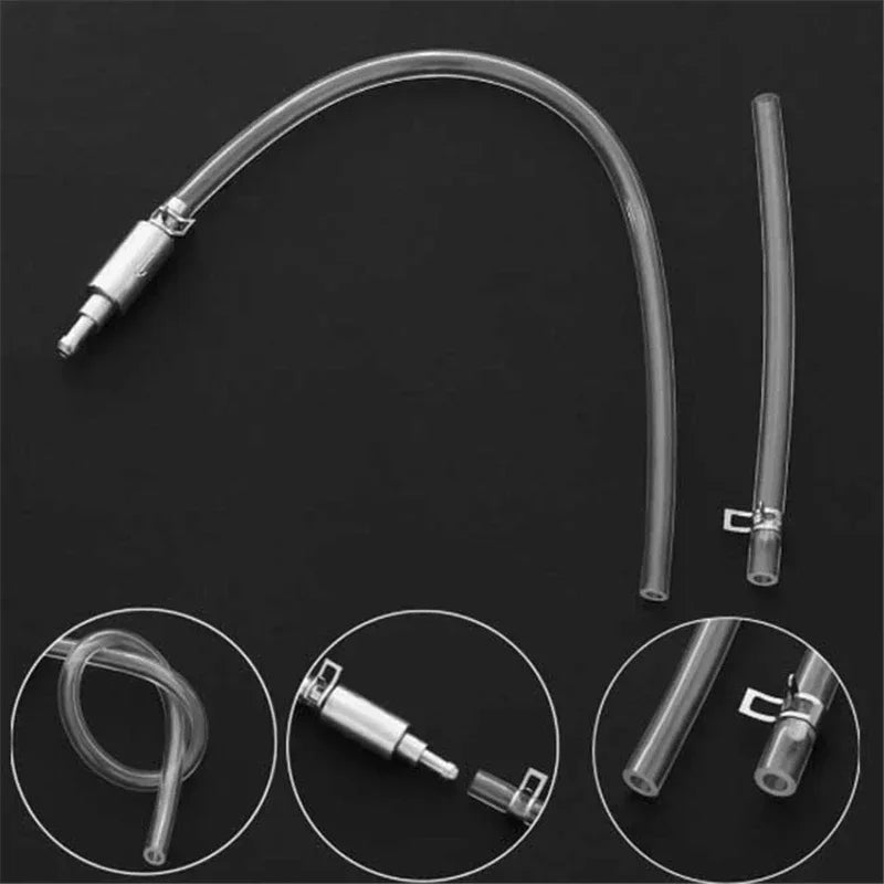 Brake Fluid Bleeder Hose Kit with One-Way Check Valve – Non-Return Brake Bleeding Tube with Hose Clamps – Brake Bleeding Tools for Car Motorcycle Vehicle – 1 / 2 Set – $14