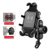 Motorcycle Wireless Charging Phone Mount – QC 3.0 Fast Charger GPS Handlebar Holder for 4–7