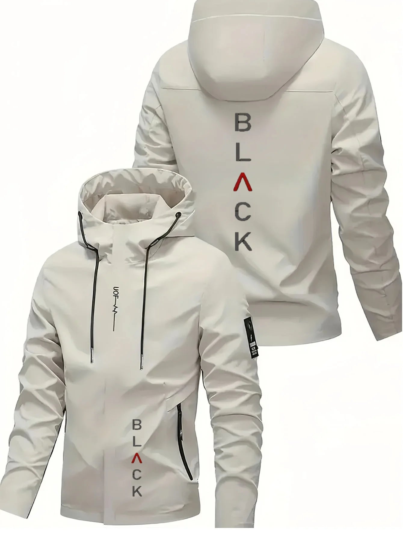All Season Heavy Duty Motorcycle Jacket with Hood