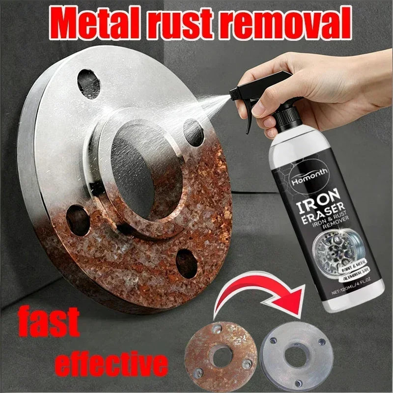 Car Wheel Rust Remover Spray 120ml – Fast-Acting Cleaner for Alloy Rims & Tire Stains – pH-Balanced – 1pc / 3pc / 5pc / 10pc
