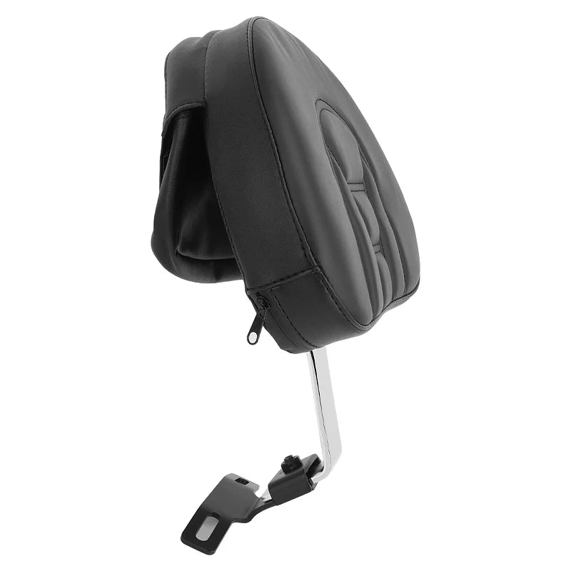 Motorcycle Adjustable Plug In Driver Backrest Rider Sissy Bar Pad For Harley Dyna Softail Electra Road Street Glide Road King