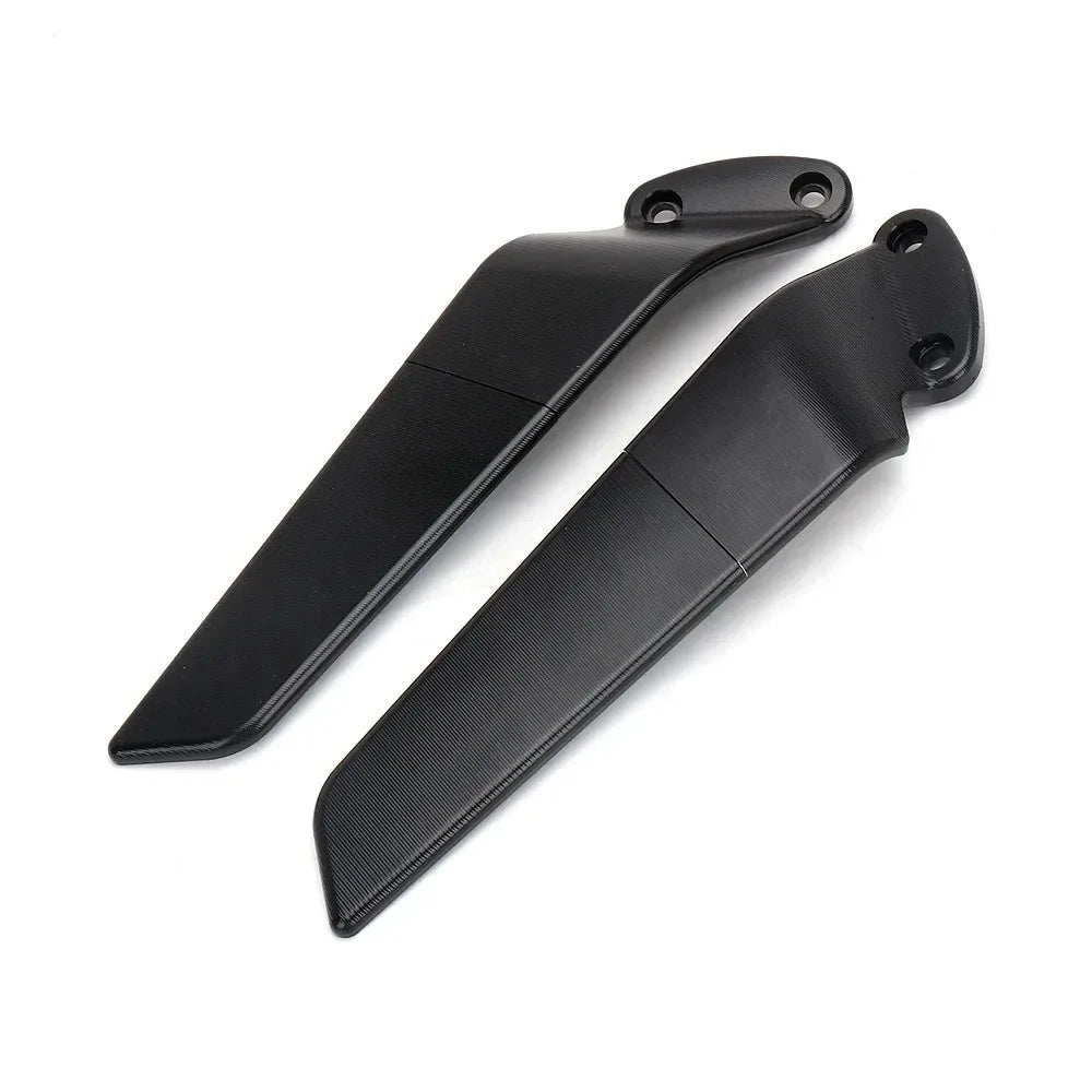 Honda CBR CNC Billet Aluminium Aerodynamic Rearview Mirror Pair Blue Anti-Glare for CBR650R CBR600RR CBR400R CBR250RR CBR150R
