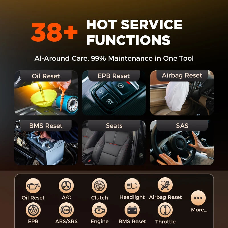 OTOFIX D1 Lite Bi-Directional OBD2 Scanner – 38+ Resets – All System – FCA SGW – DoIP + CAN FD – 7" Android Tablet – 2-Year Free Update – $518