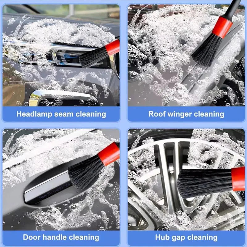 ZFOUEK 17-Piece Car Detailing Brush Set