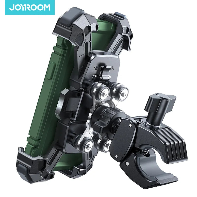 JOYROOM 360° Anti-Vibration Motorcycle Phone Mount – Universal Shockproof Holder for 4.7–7" Phones