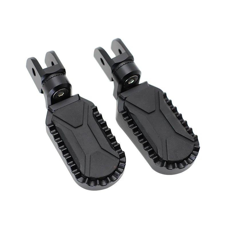 BMW F750GS F850GS F850GS Adventure 2018–2023 Adjustable Front & Rear Foot Pegs – Aluminum + Rubber – Silver or Black – Fixed or 360° Adjustable – $77–$97