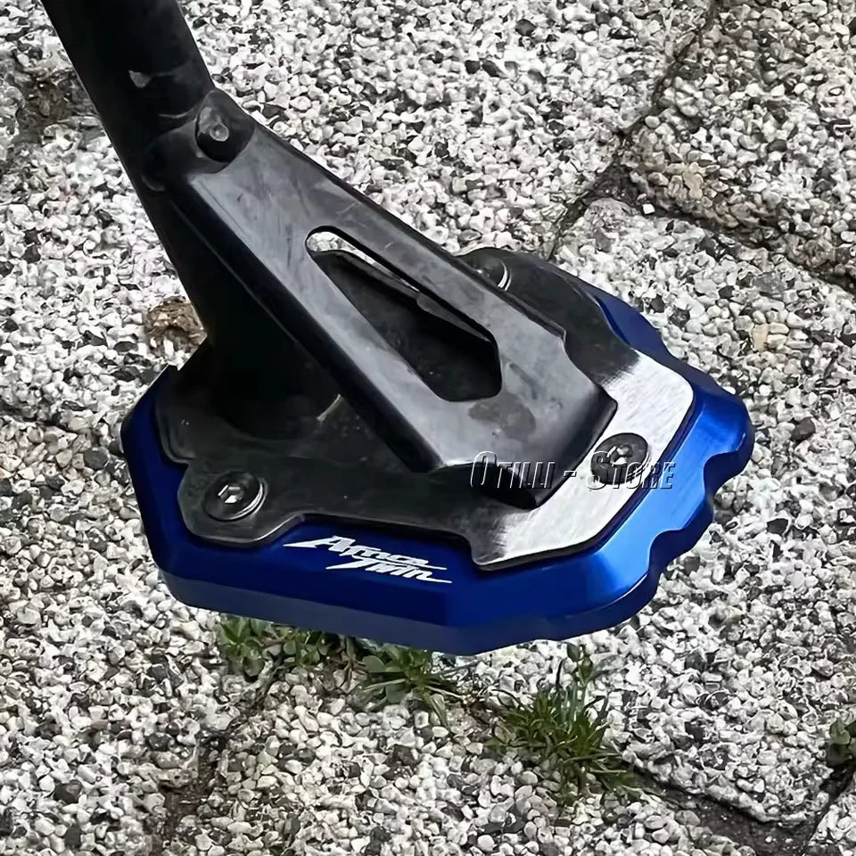 For Honda CRF1100L CRF 1100 L L4 Africa Twin 2020-2025 Motorcycle CNC Kickstand Foot Side Stand Extension Support Enlarge Plate – Otilli 6061-T6 Billet Aluminium CNC Black Blue Red