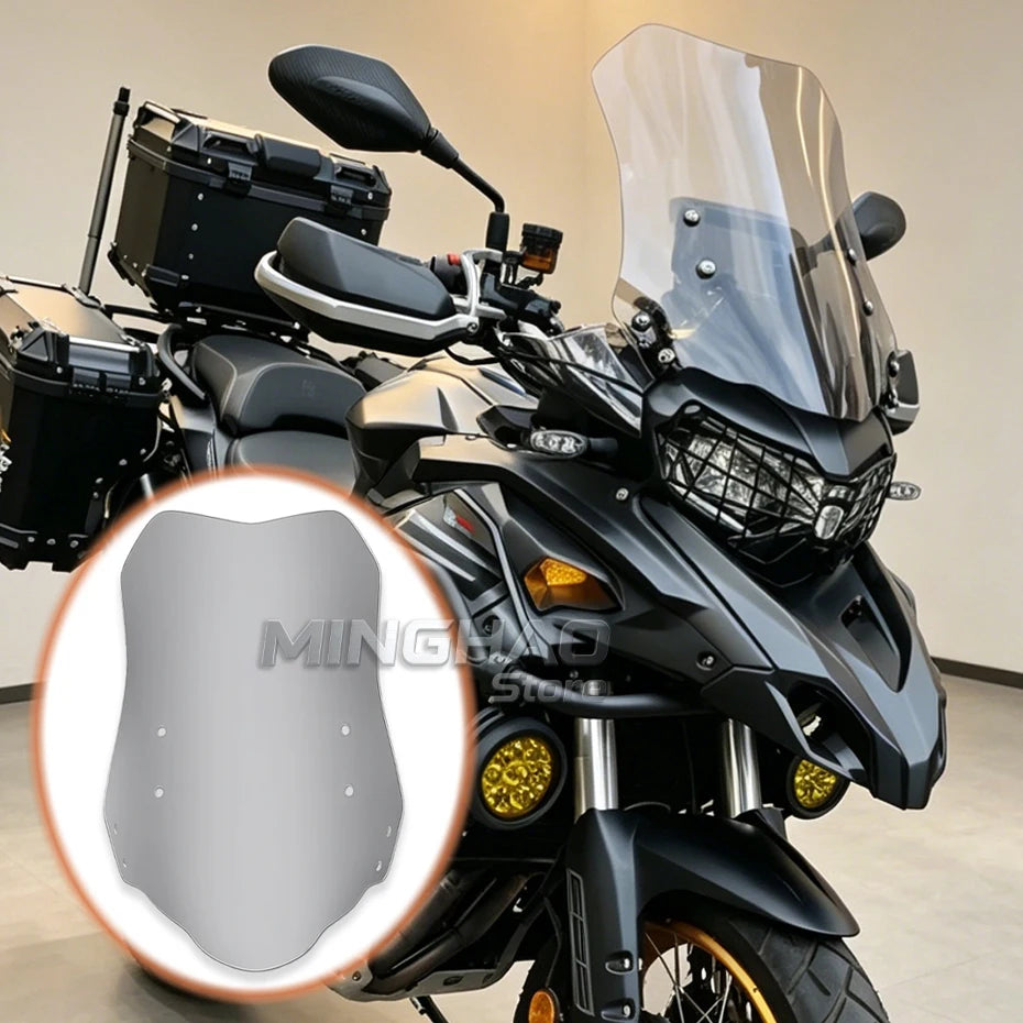 Motorcycle Windshield – Double Bubble Wind Deflector for Benelli TRK502/TRK502X