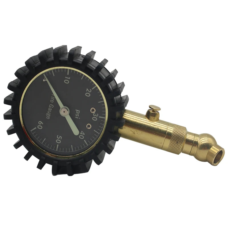 ATSafePro Tire Pressure Gauge – 0–60 PSI Heavy-Duty Tire Gauge with Glow Dial