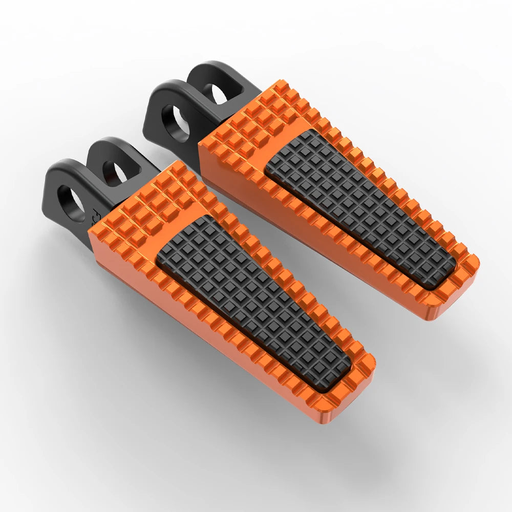 Kawasaki Z650 Anniversary / Z650RS / Z1000SX / ZX-6R / ZX-9R Front Foot Pegs – Adjustable 360° or Straight – CNC Aluminum + Rubber – 7 Colors – $75–$90
