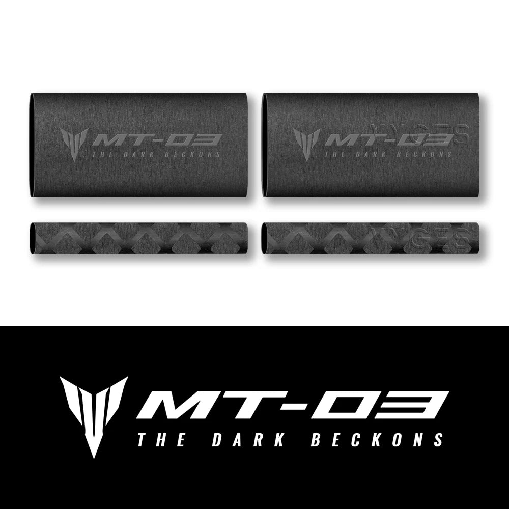 Yamaha MT-03 / MT-07 / MT-09 / MT-10 / MT-125 Heat Shrinkable Handlebar Grip Cover – Brake & Clutch Lever Sleeve – 6 Variants – $16