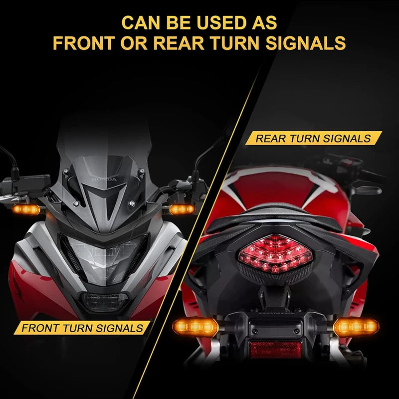 LED Turn Signal Bulbs – 8mm Mini Flashing Motorcycle Indicator Lights