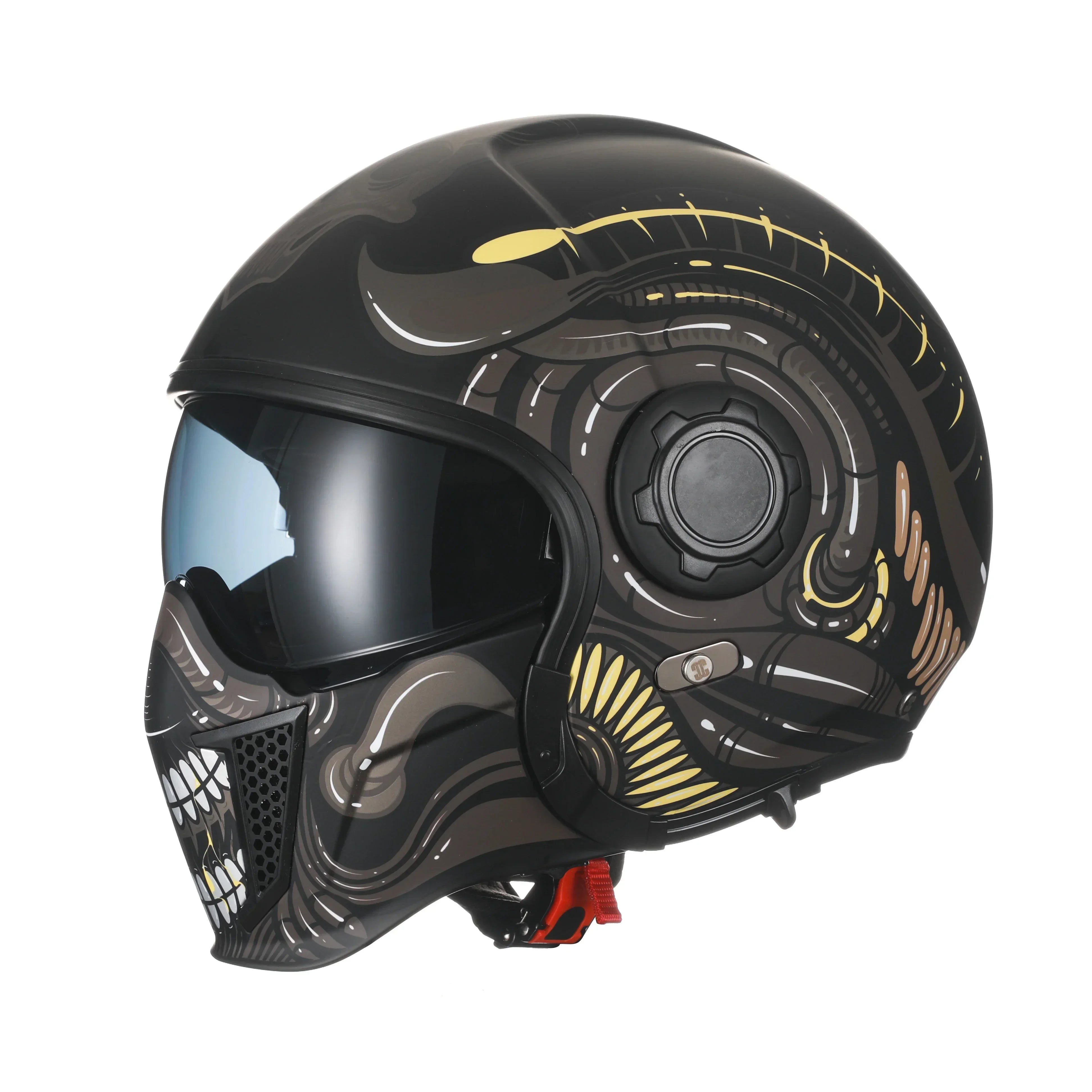 Retro Modular Helmet with DOT ECE Certification
