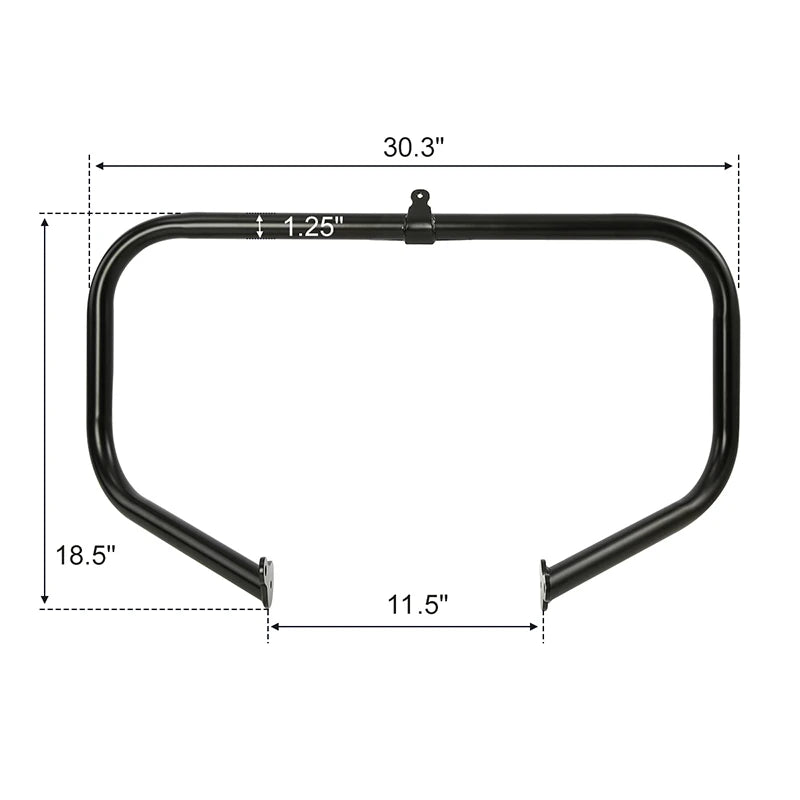Motorcycle 1-1/4" 32mm Engine Highway Crash Guard Bar For Harley Touring Road King Street Glide Electra Glide Ultra 2009-2024 19