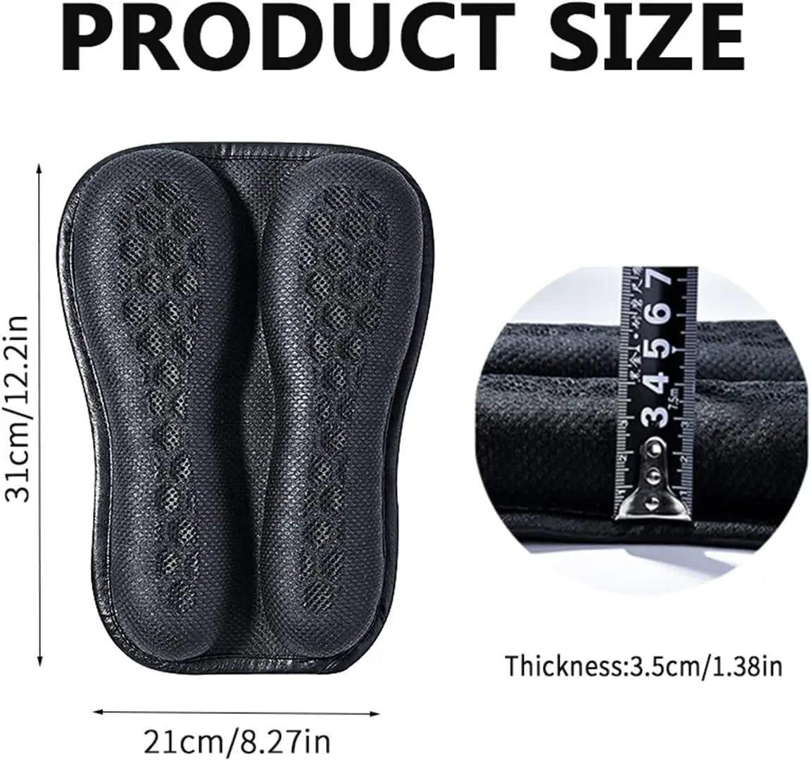Motorcycle Seat Cushion Shock Absorption Decompression Gel Honeycomb 3D Comfortable Universal Motorcycle Seat Cushion
