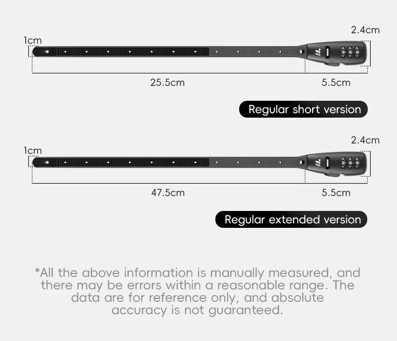 WEST BIKING Bicycle Lock Portable Cable Zinc Alloy Lock Motorcycle Helmet Password Lock Safety Anti-Theft Adjustable Rope Lock