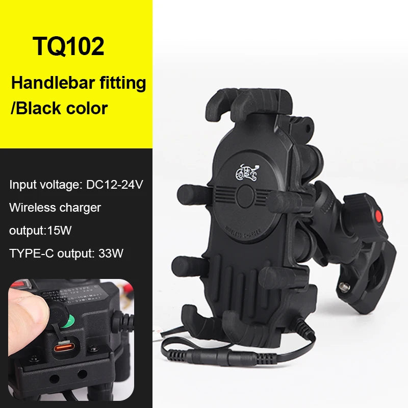 Wireless Charging Phone Mount – 15W, 33W Type-C