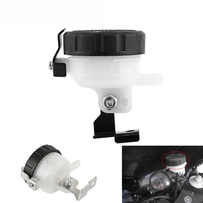 Motorcycle Front Brake Fluid Reservoir - black