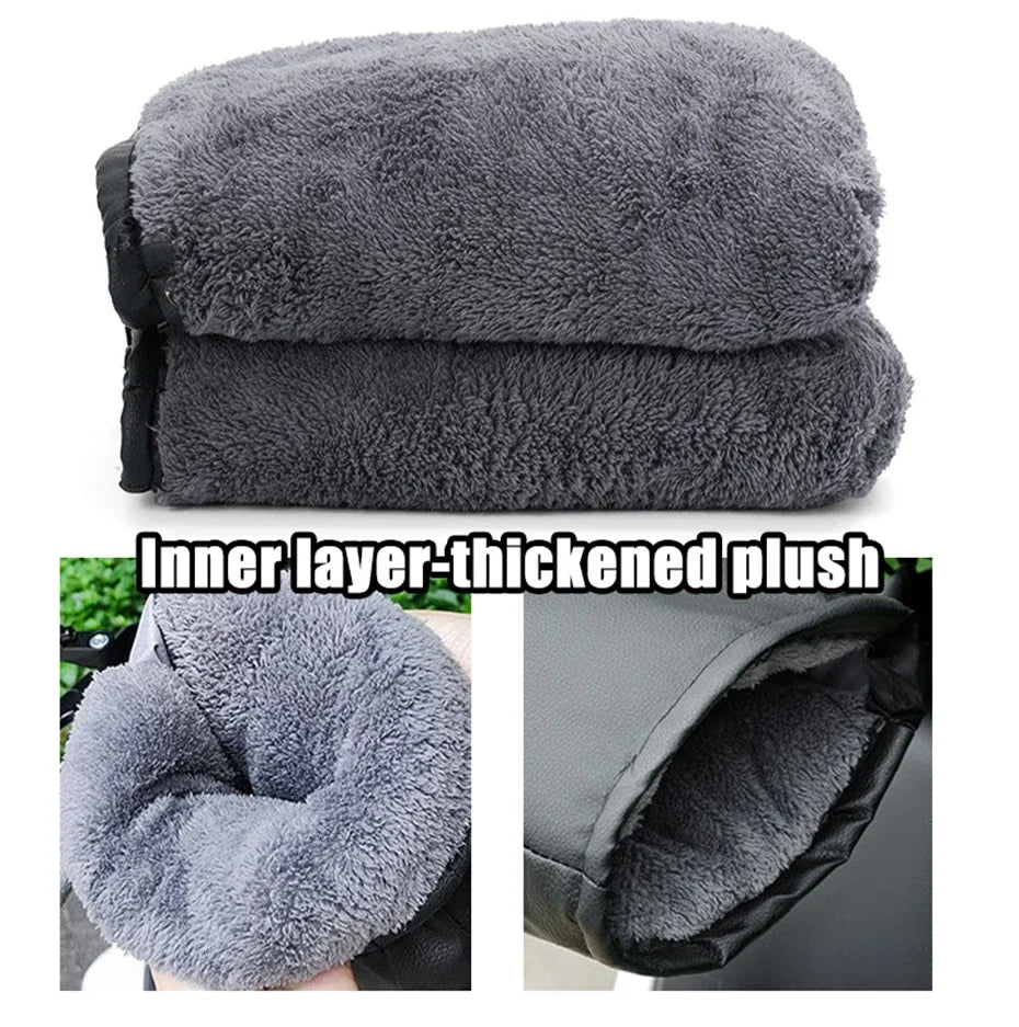 CORNING Handlebar Muffs PU Winter Black