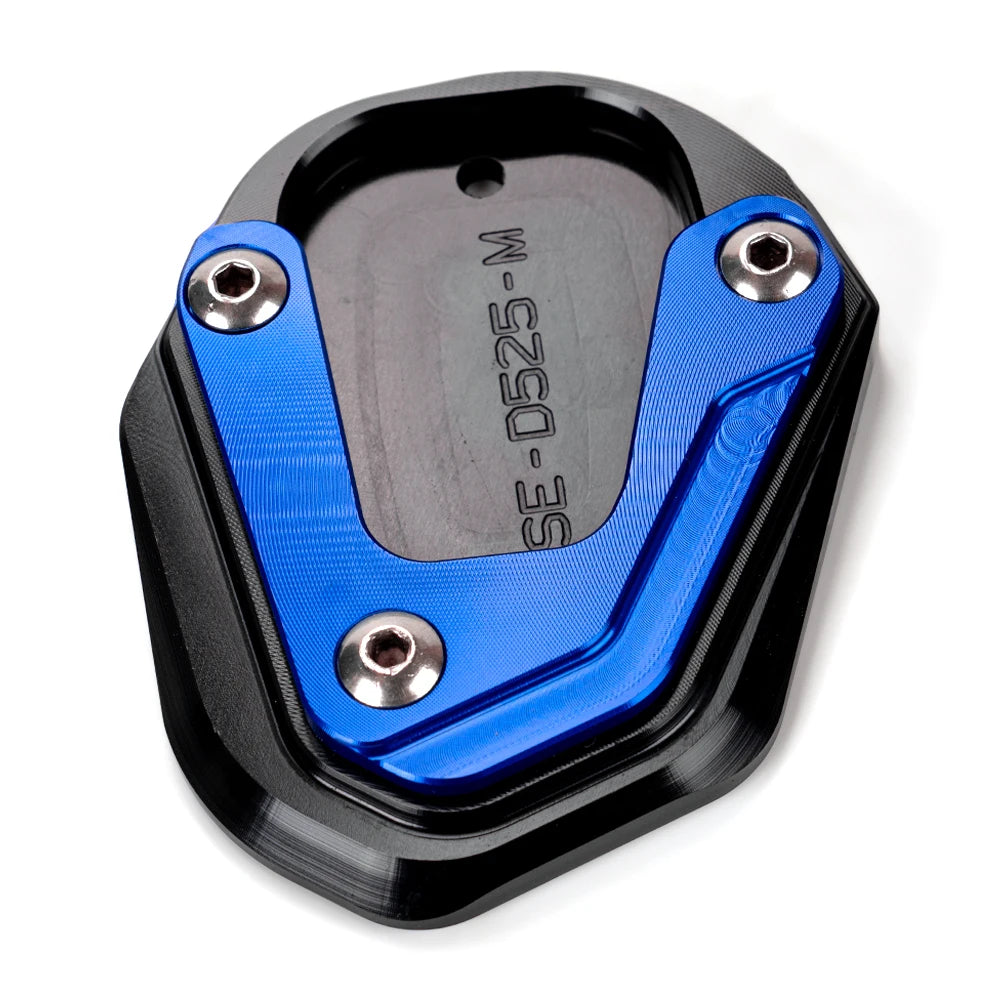 For Loncin Voge DS525X DS900X DS625X Accessories Motorcycle Stand Extension Kickstand Pad DS 525X 900X 625X DSX 525 900 525DSX – MOWOK CNC Aluminum Gold Sky Blue Grey Red Blue Black