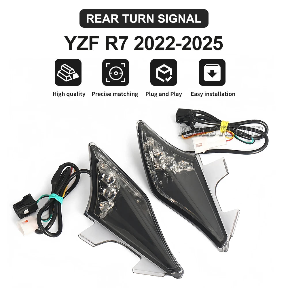 LED Turn Signal Bulbs – Integrated Rear Turn Signal Light for Yamaha YZF-R7