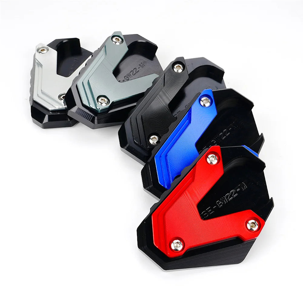 For Honda Goldwing 1800 GL1800 F6B 2002-2023 2024 Accessories Motorcycle Side Stand Support Pad Kickstand Enlarger Extension – MOWOK CNC Aluminum 6061 Black Red Blue Grey Silver