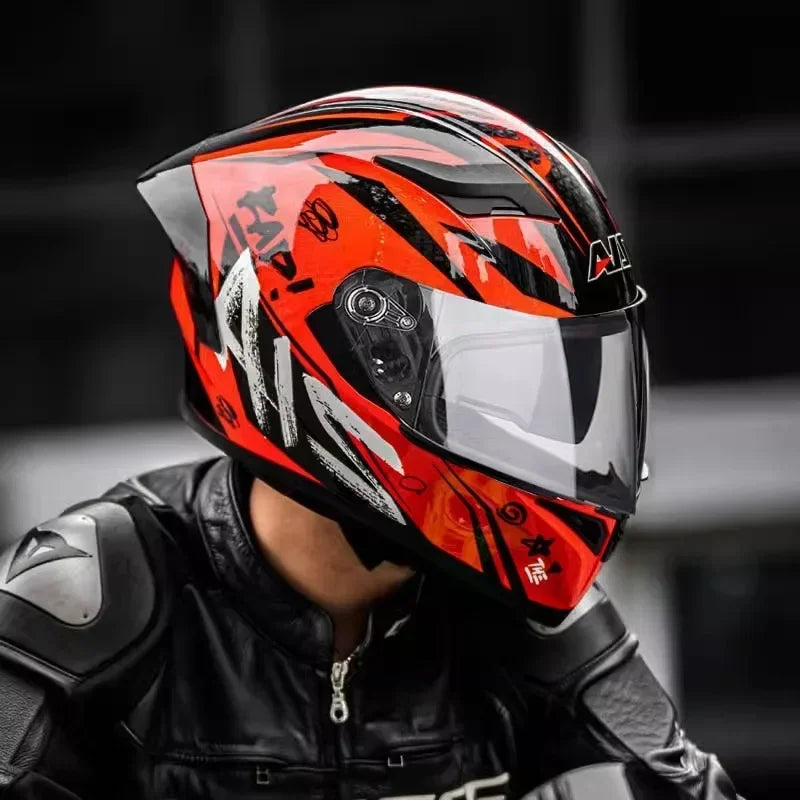 Double Lens Full Face Off Road Racing Helmet