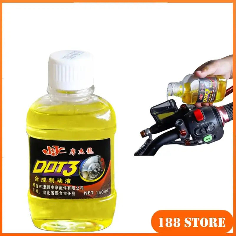 Motorcycle & Electric Bike Brake Fluid – Disc Brake Hydraulic Brake Oil – 100ml / 160ml / 280ml / 500ml – $25–40