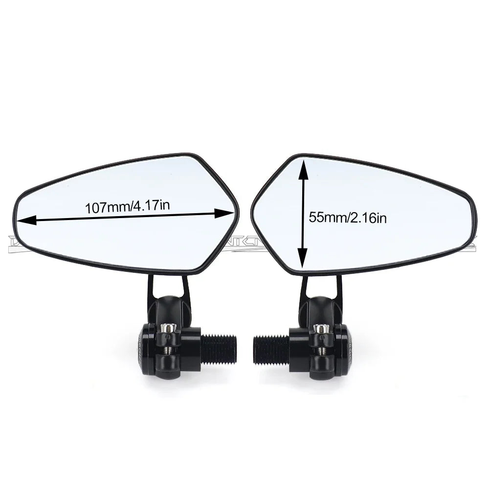 For YAMAHA MT09 MT07 2014-2025 Handlebar End Mirrors Left Right Side Rotation Motorcycle Accessories MT 07 09 MT-07 MT-09 2021