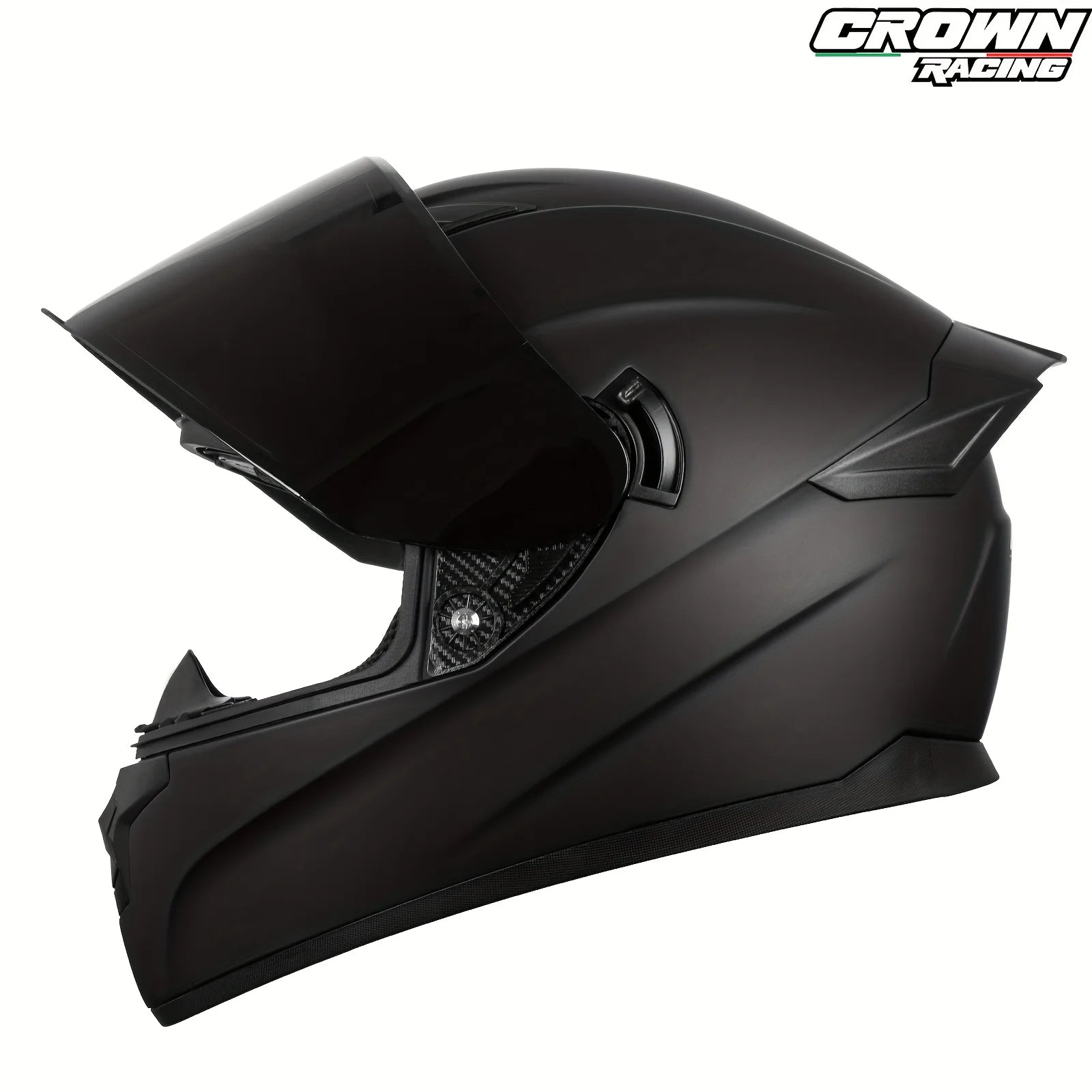 CrownRacing Full Face Motorcycle Helmet – Street & Racing Helmet