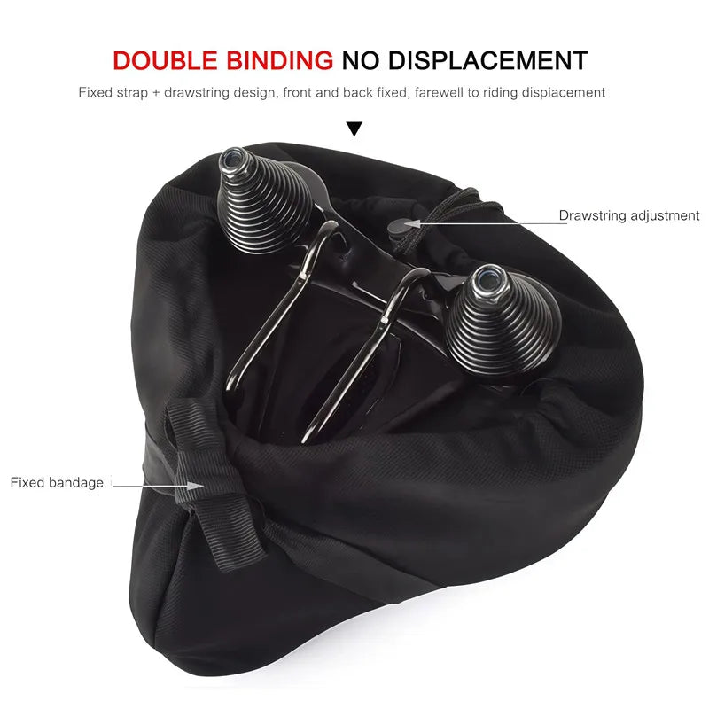 Universal Gel Bike Seat Cushion Cover Shockproof Comfortable Bicycle Saddle for Electric Road MTB Cycling