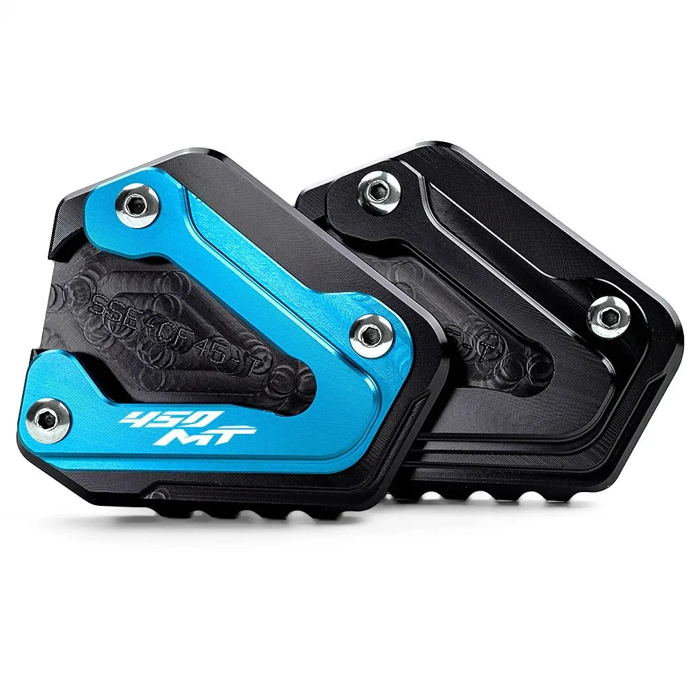 For CFMOTO 450MT 800MT 800MT-X MT450 MT800 MT 450 800 MTX 800MTX Motorcycle Accessories Kickstand Pad Side Stand Foot Extension – MOWOK CNC Aluminum Anodized Gold Blue Grey Red Sky Blue Black