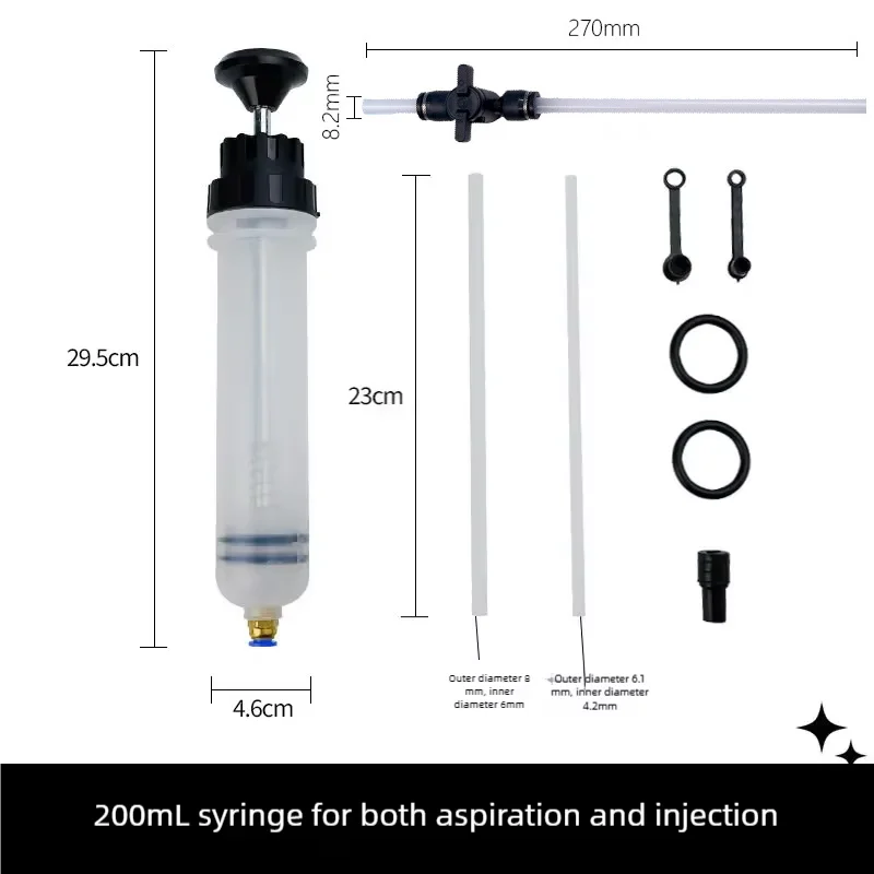 Manual Vacuum Oil Extractor Syringe with