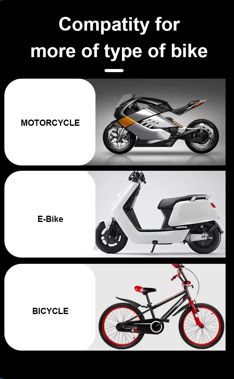 Shockproof Motorcycle Phone Holder 15W Wireless Charger & 18W USB 30W Type C Fast Charging Motorbike Bicycle Bike Scooter Stand