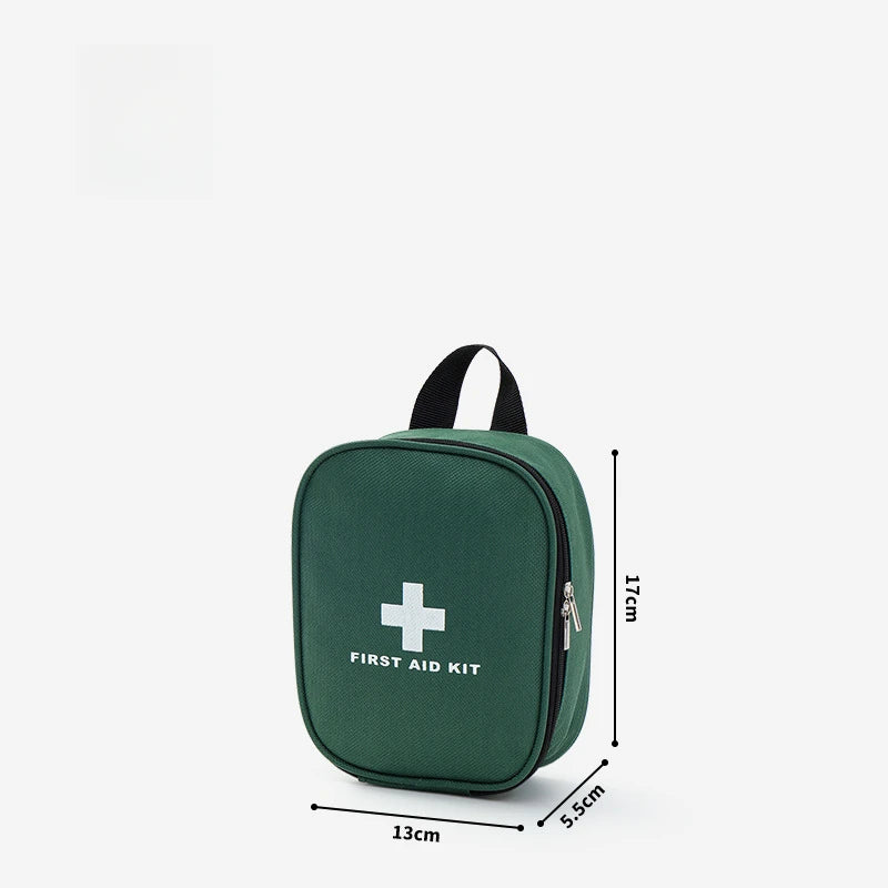 Outdoor Portable First Aid Kit Emergency Bag Household Medicine Storage Bag Partitioned Medical Cabinet Single-Shoulder Backpack