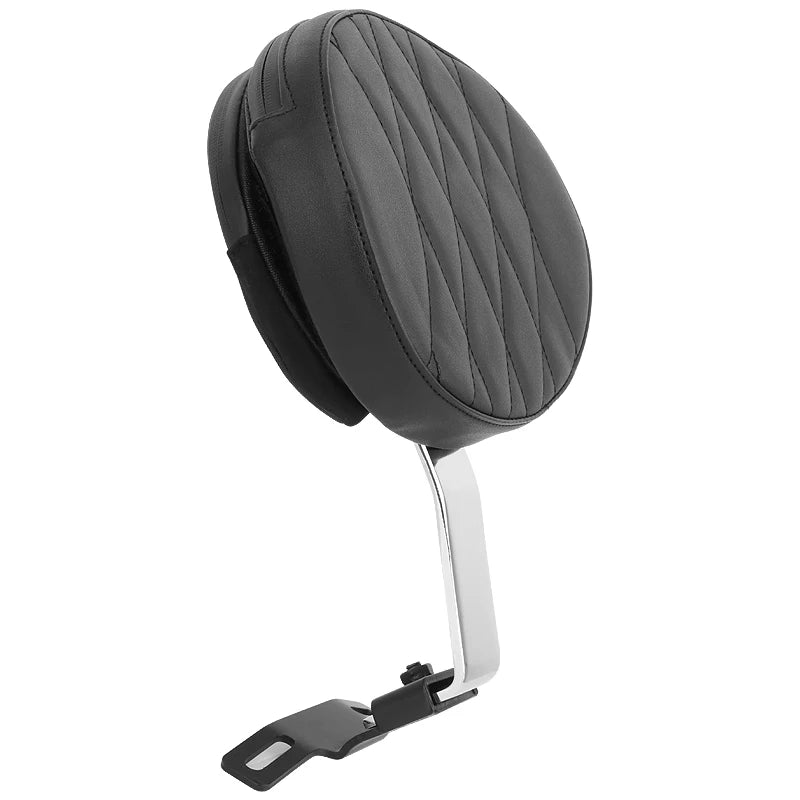 Motorcycle Adjustable Plug In Driver Backrest Rider Sissy Bar Pad For Harley Dyna Softail Electra Road Street Glide Road King