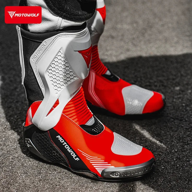 Riding Boots – Off-Road Motorcycle Racing Boots, Anti-Slip & Protective Touring Shoes