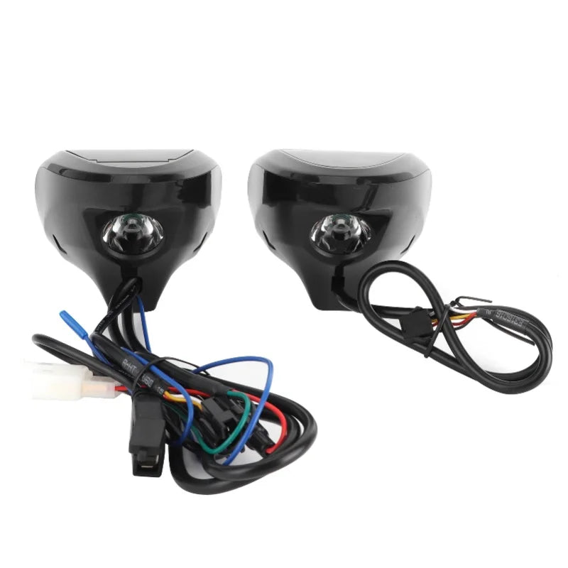 12V Motorcycle Speakers – Bluetooth MP3 Amplifier with LED Light