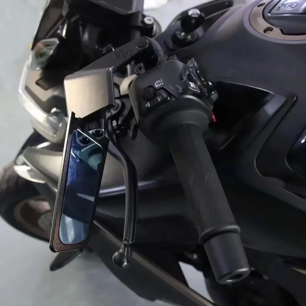 Kawasaki Z-Series Rotatable Winglet Rearview Mirror Pair 360° Adjustable for Z1000 Z900 Z800 Z750 Z650 Z400 Z300 Z250 Z125