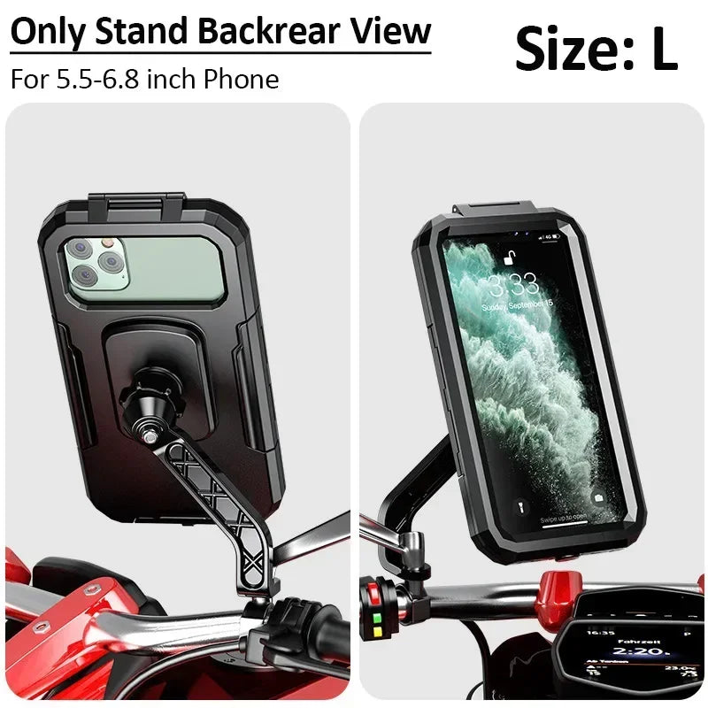 Motorcycle Wireless Charger Holder QC 3.0 Fast Charging Motorbike Phone Waterproof Cellphone Stand For iPhone 17 16 15 Samsung
