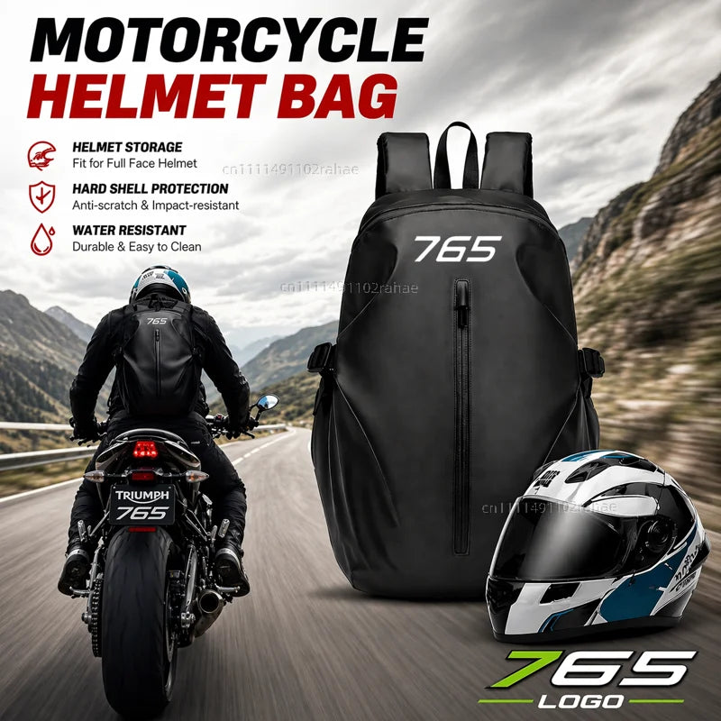 Motorcycle Backpack – Waterproof Large Capacity Helmet & Travel Bag